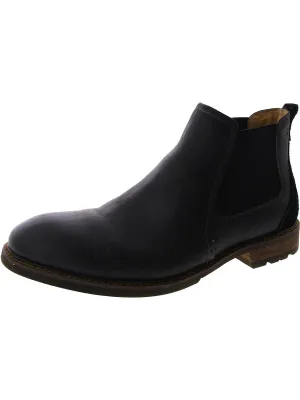 Chalet Gore BT Mens Leather Slip On Chelsea Boots