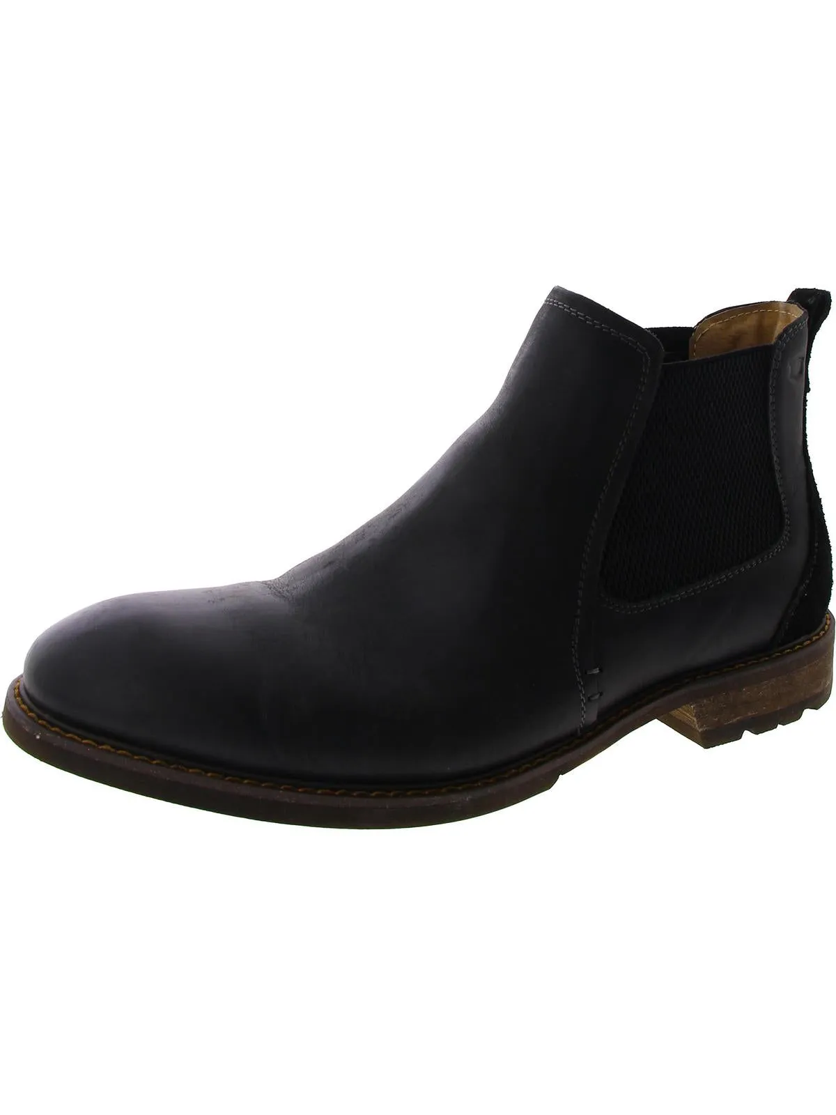 Chalet Gore BT Mens Leather Slip On Chelsea Boots