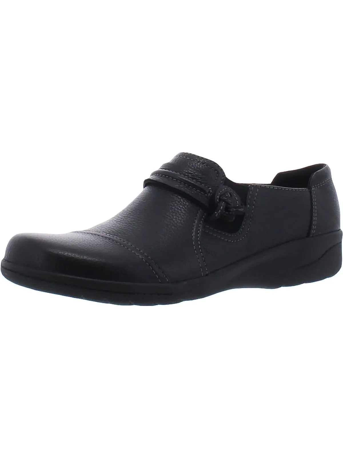 Cheyn Madi Womens Leather Slip On Loafers