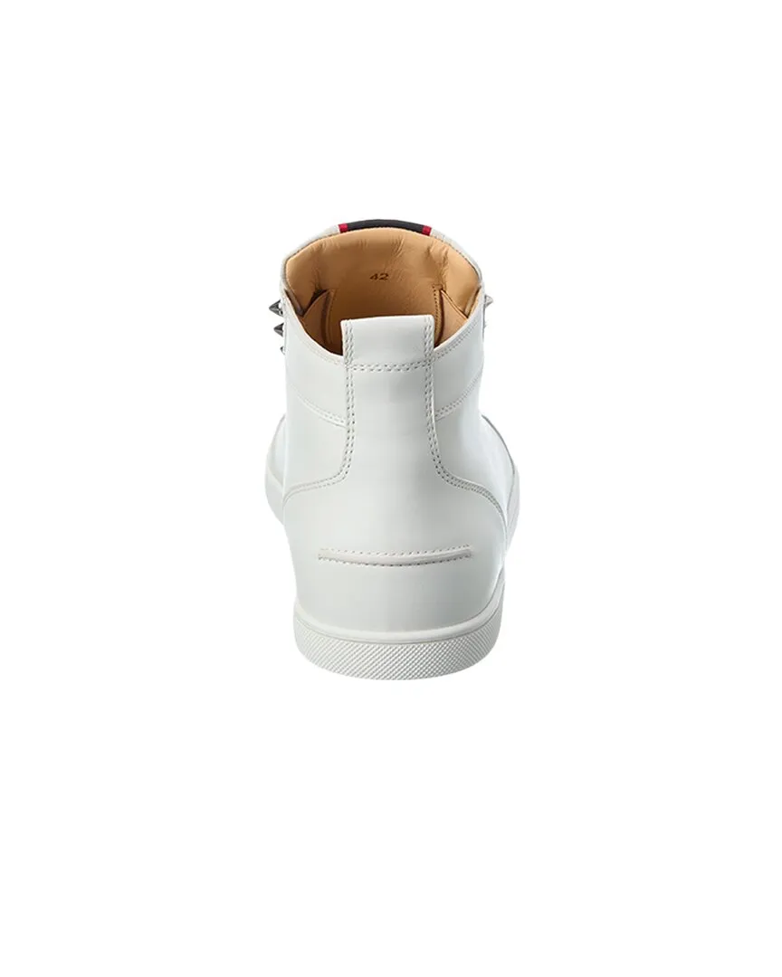 Christian Louboutin F.A.V Fique A Vontade Mid Cut Leather Sneaker