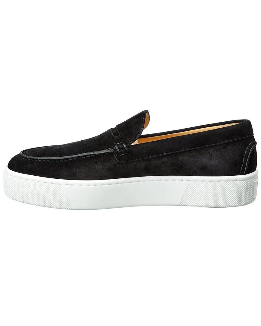 Christian Louboutin Paqueboat Suede Platform Sneaker