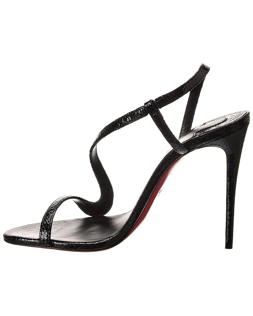 Christian Louboutin Rosalie 100 Leather Sandal