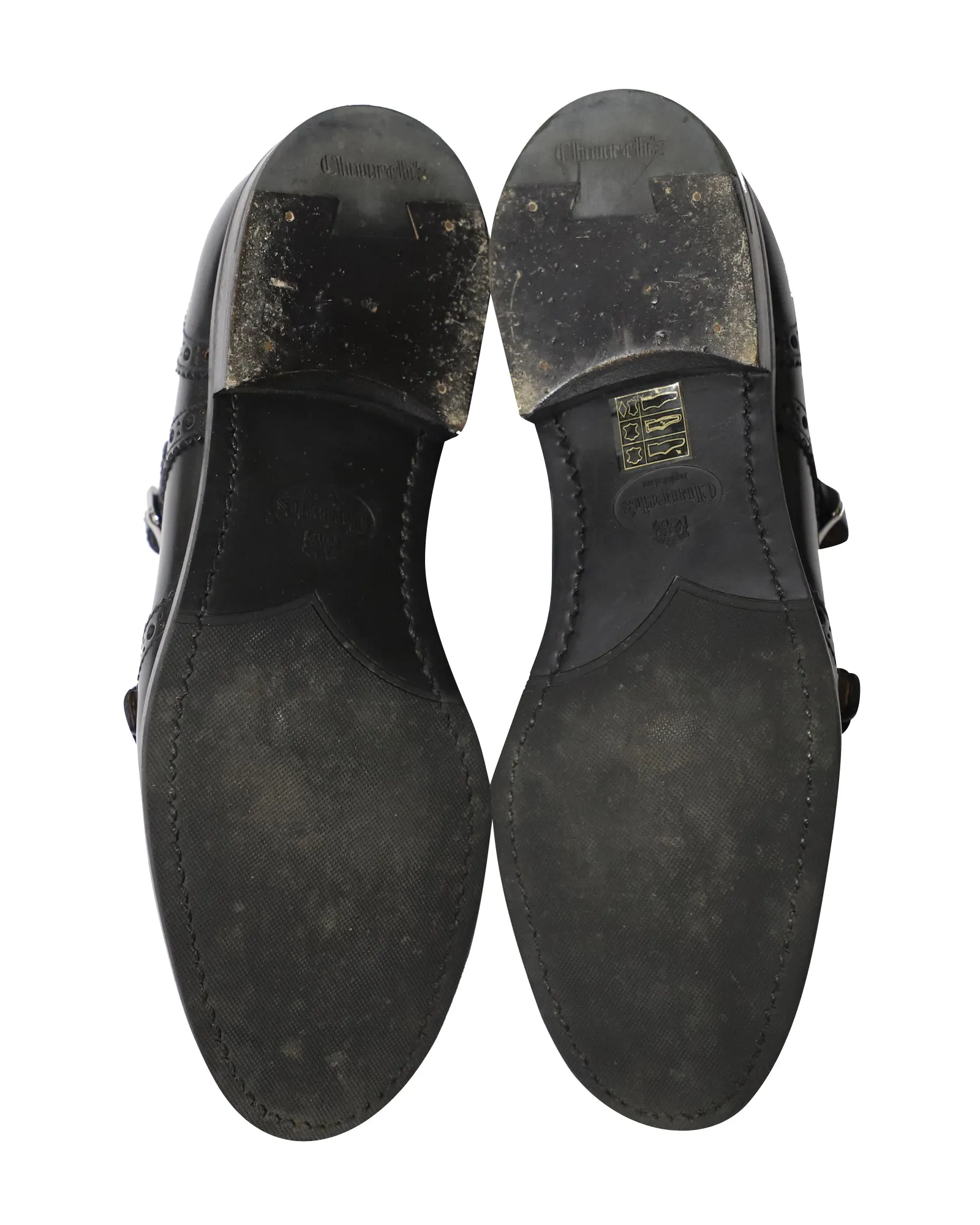 Church's Burwood Brogues with Studs in Black Leather