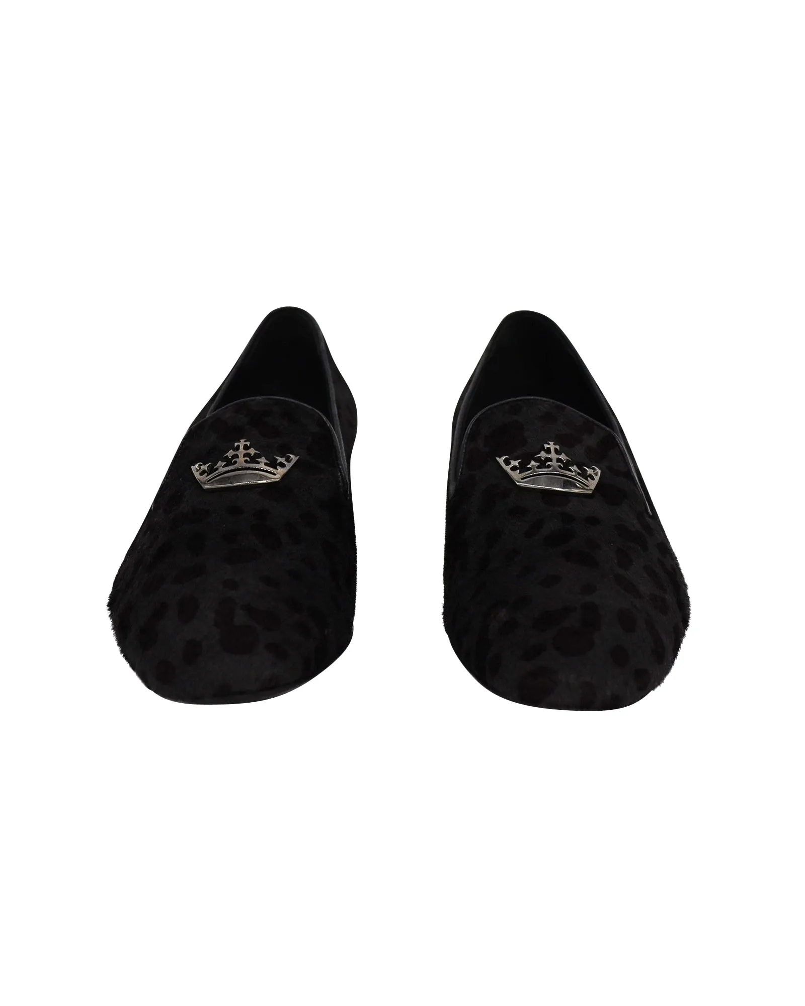 Church's Slip-On Loafers in Animal Print Pony Hair