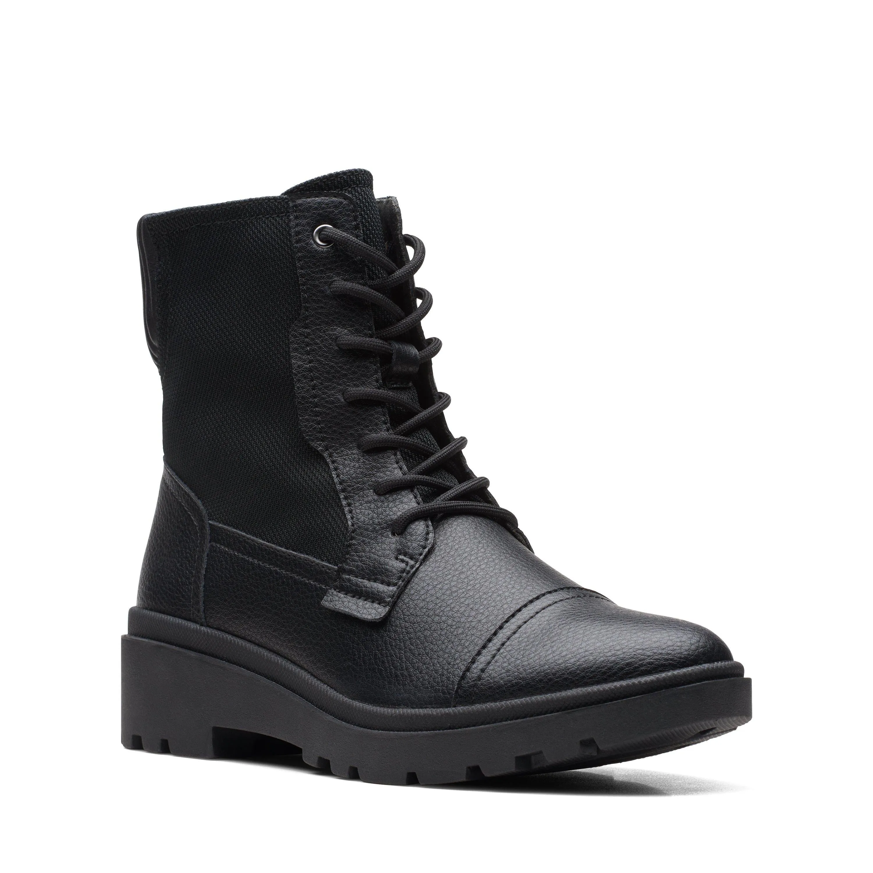 Clarks Calla Charm in Black Leather