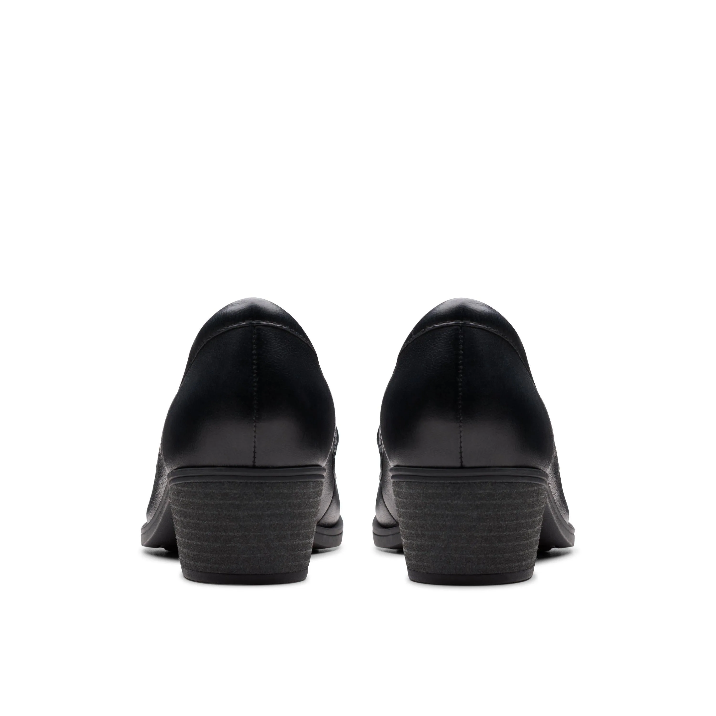 Clarks Charlten Echo in Black Leather
