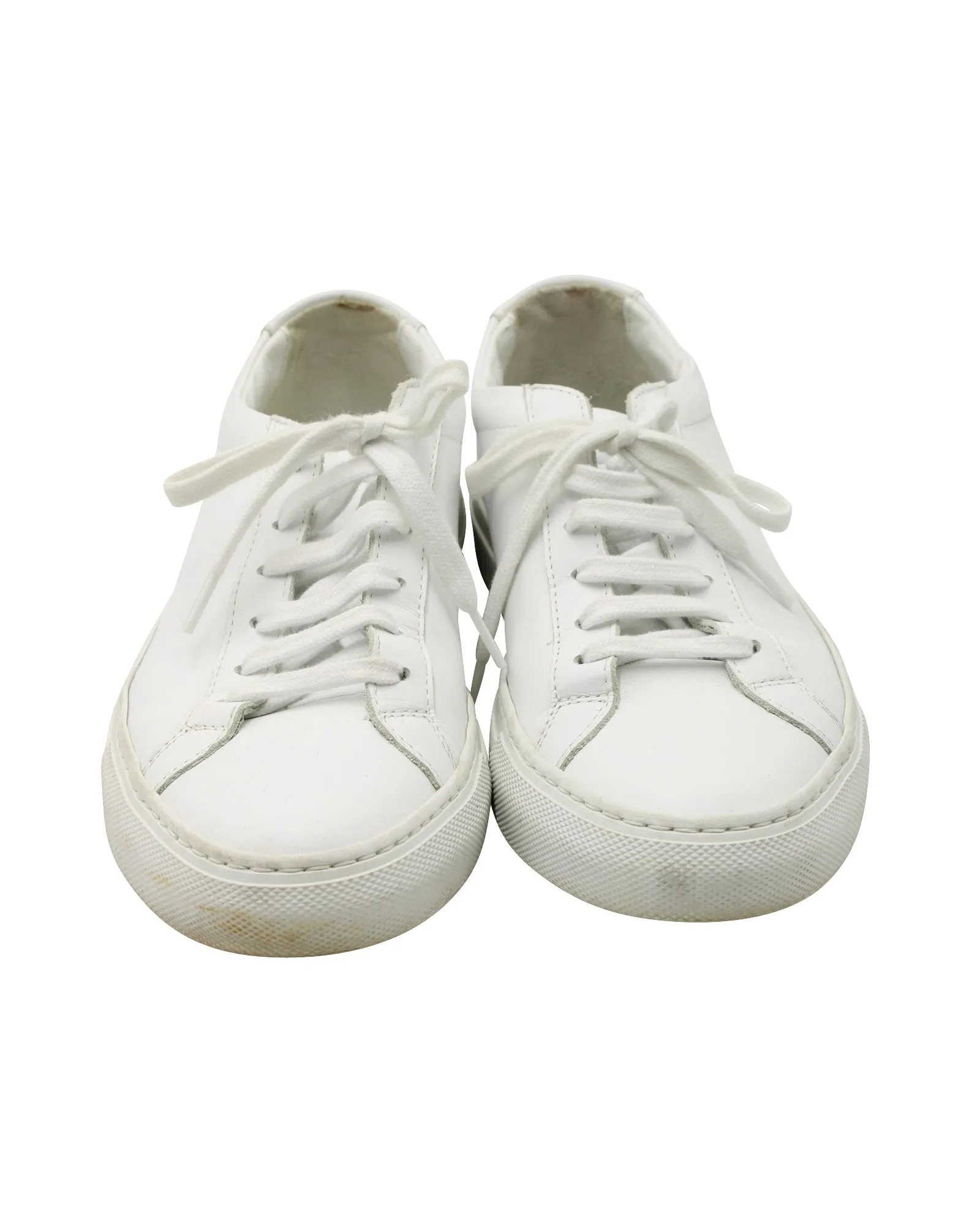 Common Projects Achilles Lace-Up Sneakers in White Leather