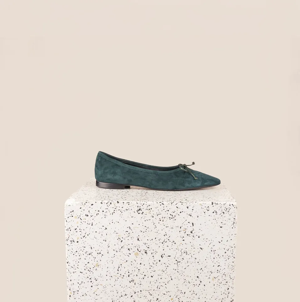 Como - Forest Green Suede