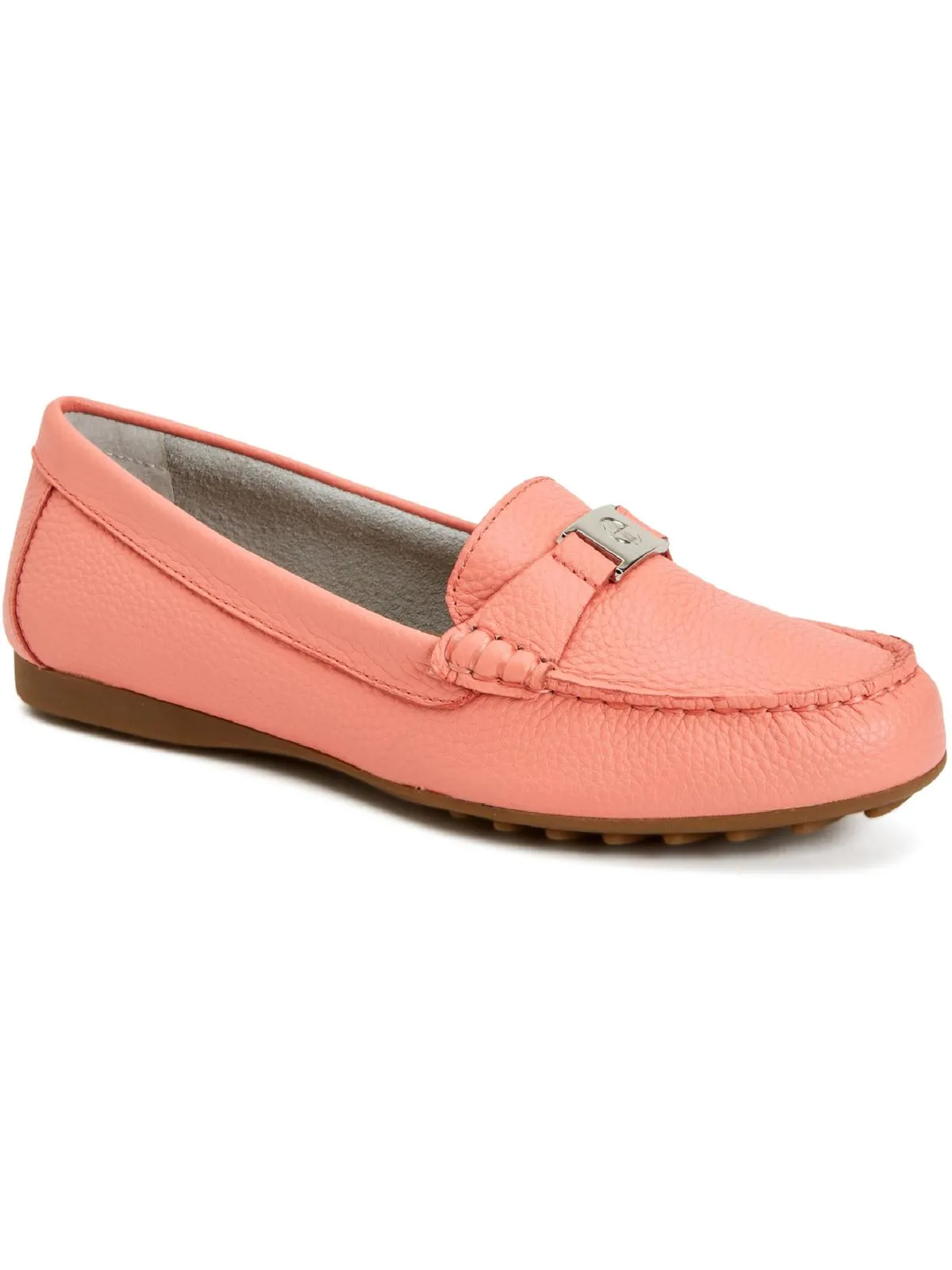 Dailyn Womens Animal Print Moccasin Loafers