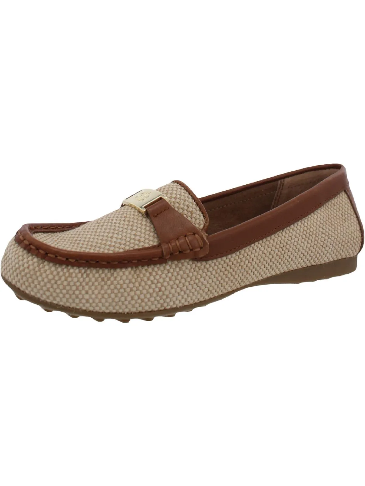 Dailyn Womens Animal Print Moccasin Loafers