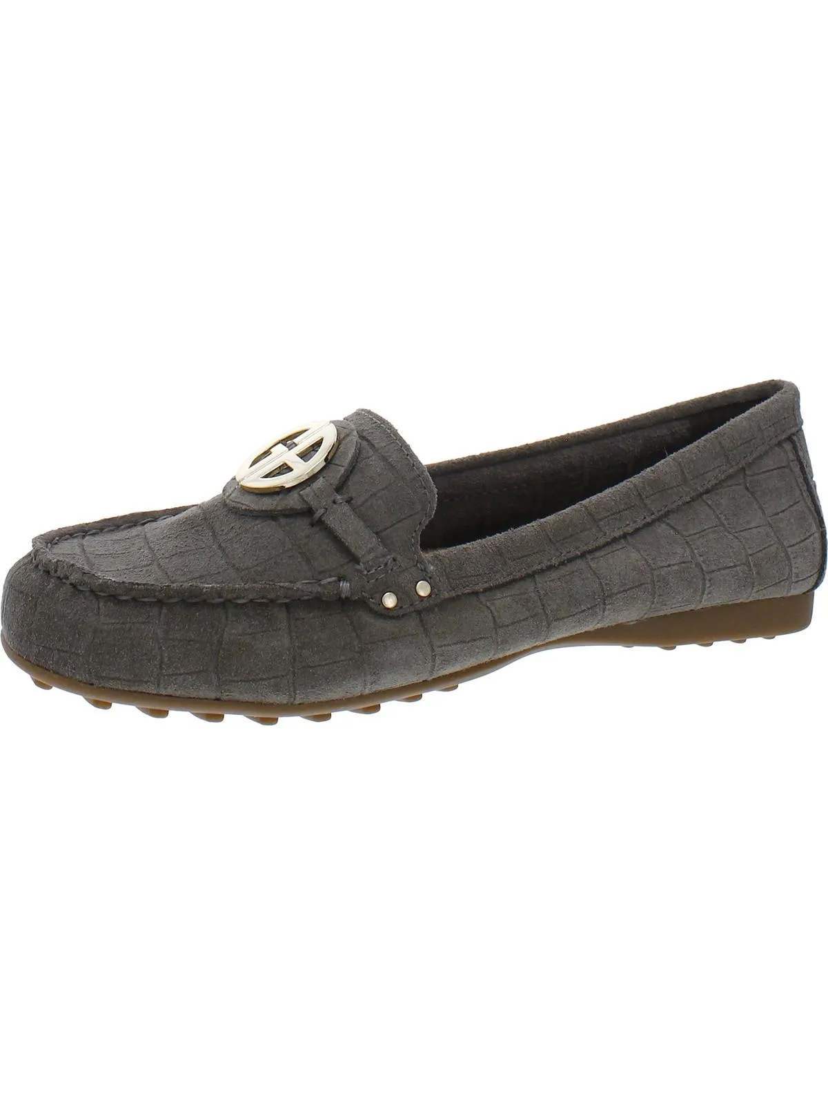 Dailyn Womens Animal Print Moccasin Loafers