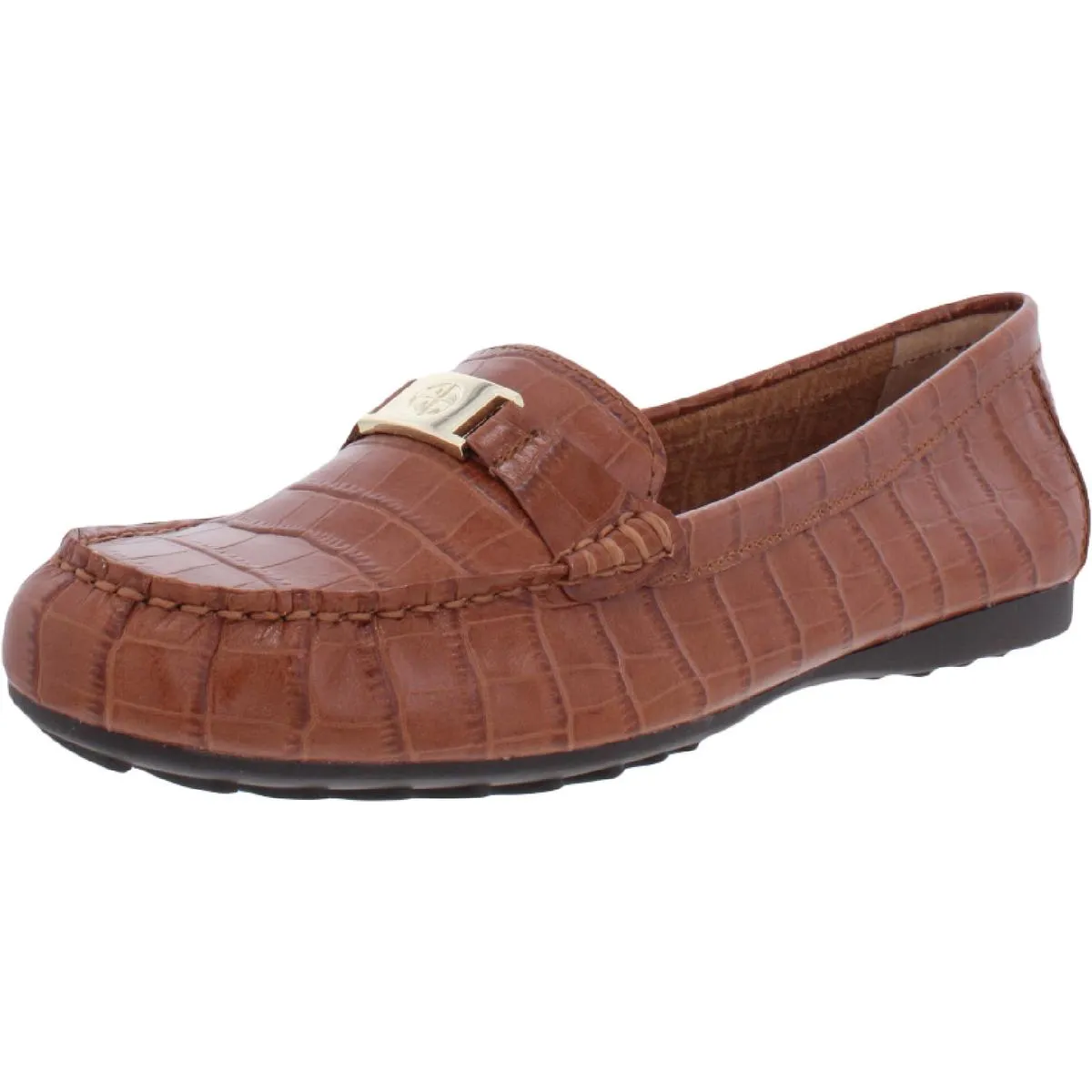 Dailyn Womens Animal Print Moccasin Loafers