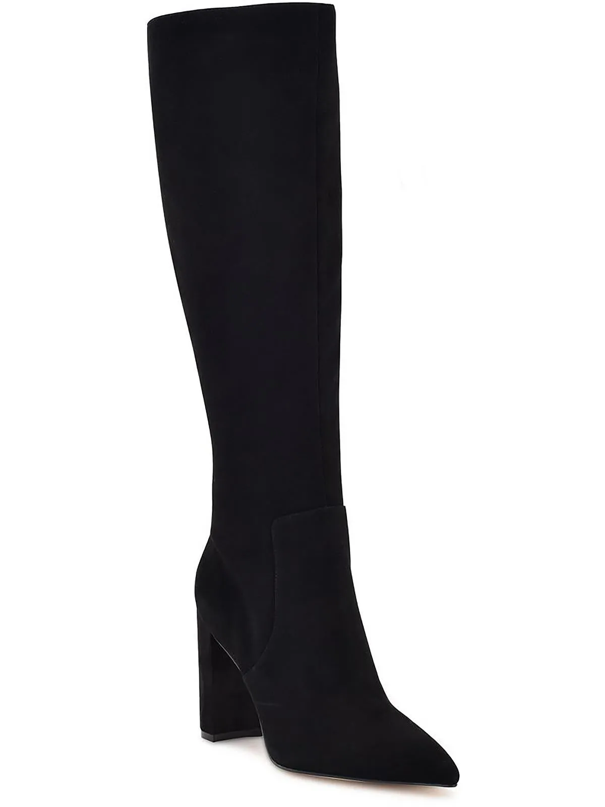 Danee Womens Solid Pointed Toe Knee-High Boots