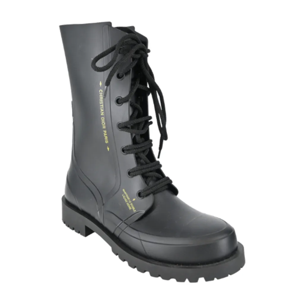 Diorcamp Rubber Lace Boots
