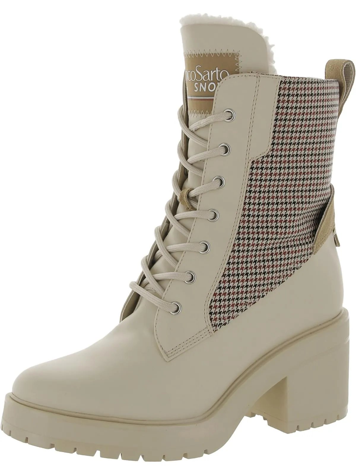 Dizzy Womens Faux Leather Lace Up Winter & Snow Boots
