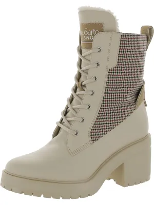 Dizzy Womens Faux Leather Lace Up Winter & Snow Boots