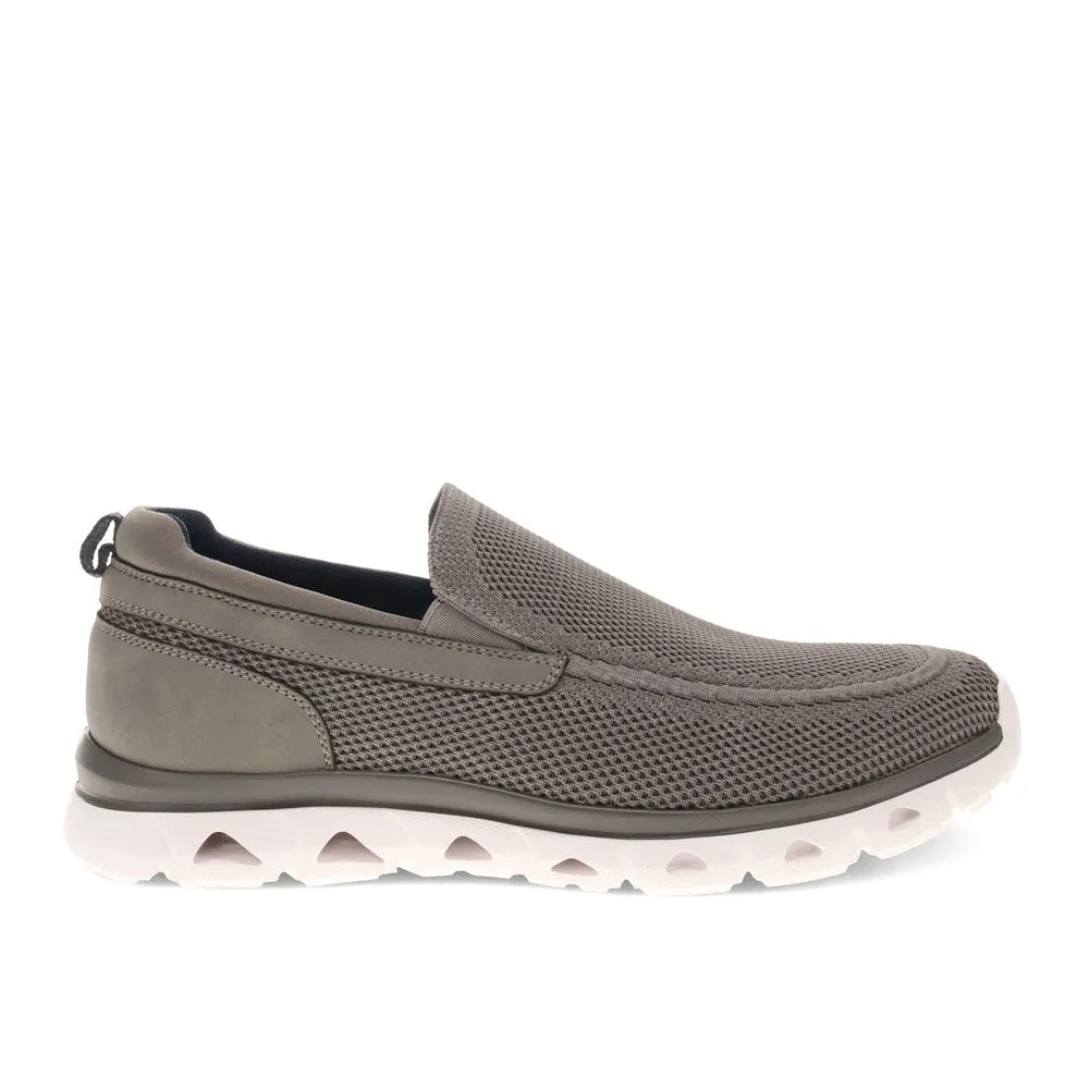 Dockers Mens Caden Knit and Synthetic Leather Casual Slip On Loafer Shoe