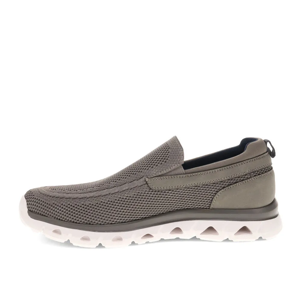 Dockers Mens Caden Knit and Synthetic Leather Casual Slip On Loafer Shoe
