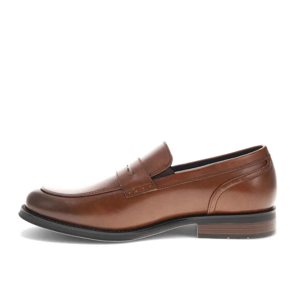 Dockers Mens Emerson Penny Synthetic Leather Dress Loafer Slip On Shoe