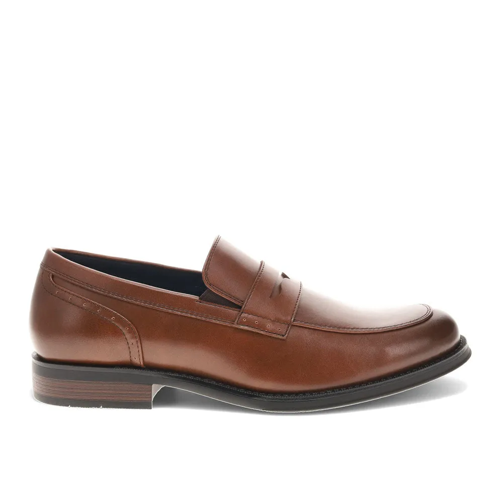 Dockers Mens Emerson Penny Synthetic Leather Dress Loafer Slip On Shoe