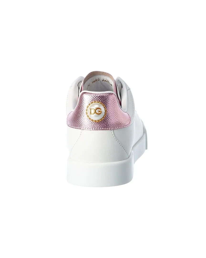 Dolce & Gabbana Portofino Leather Sneaker