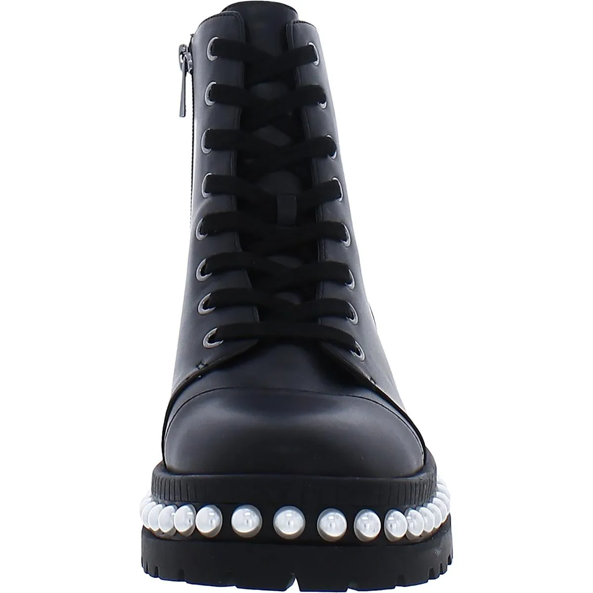 Eili Womens Zipper Glitter Ankle Boots