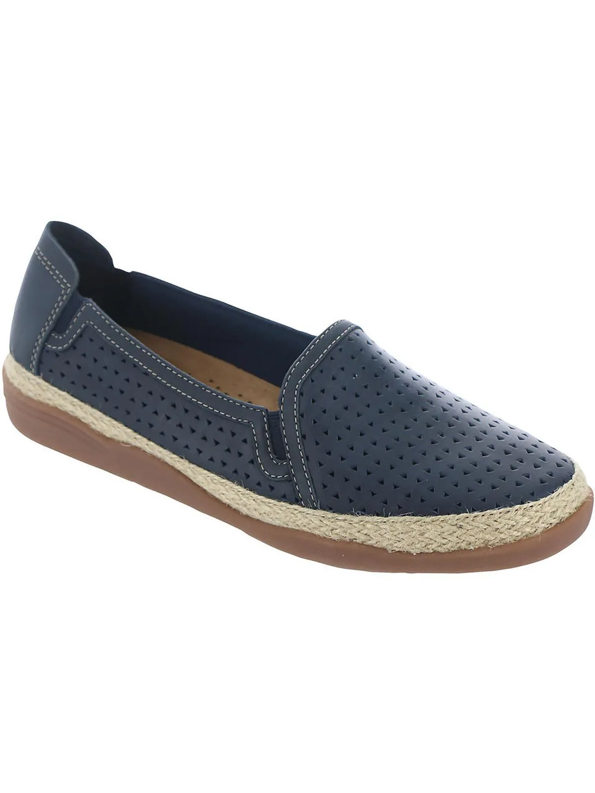 Elaina Ruby Womens Leather Loafers