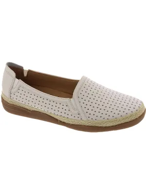 Elaina Ruby Womens Leather Loafers