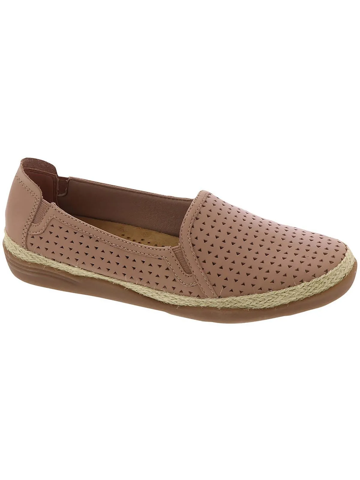 Elaina Ruby Womens Leather Loafers