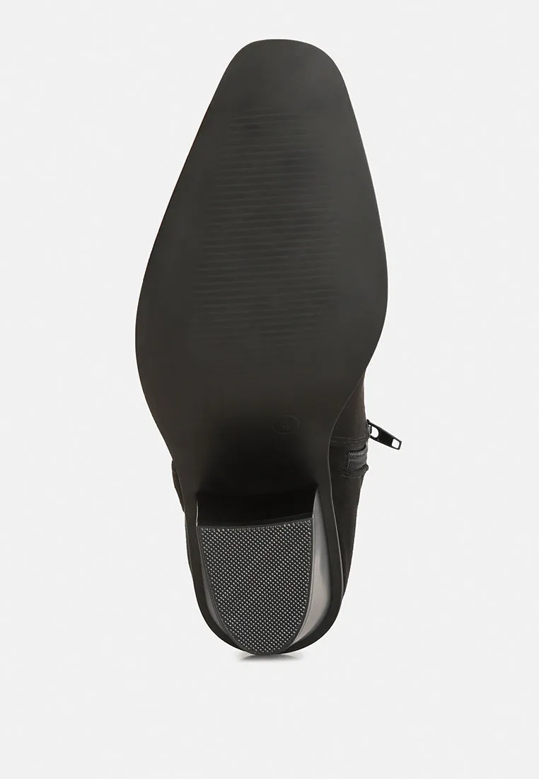 elettra ankle length cowboy boots