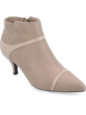 Embrie Womens Faux Suede Pointed Toe Shooties
