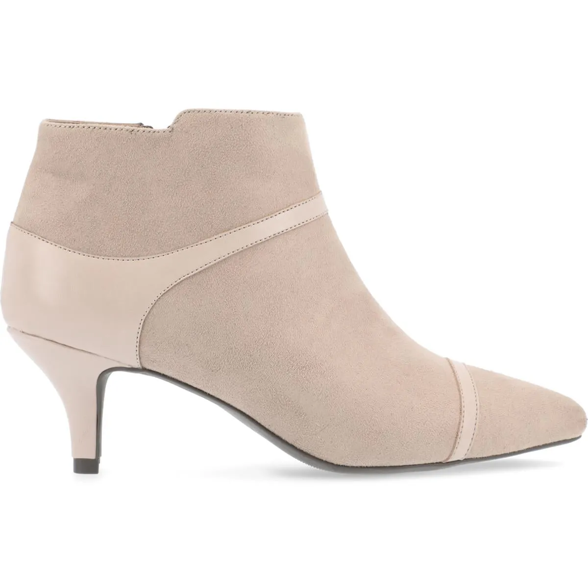 Embrie Womens Faux Suede Pointed Toe Shooties