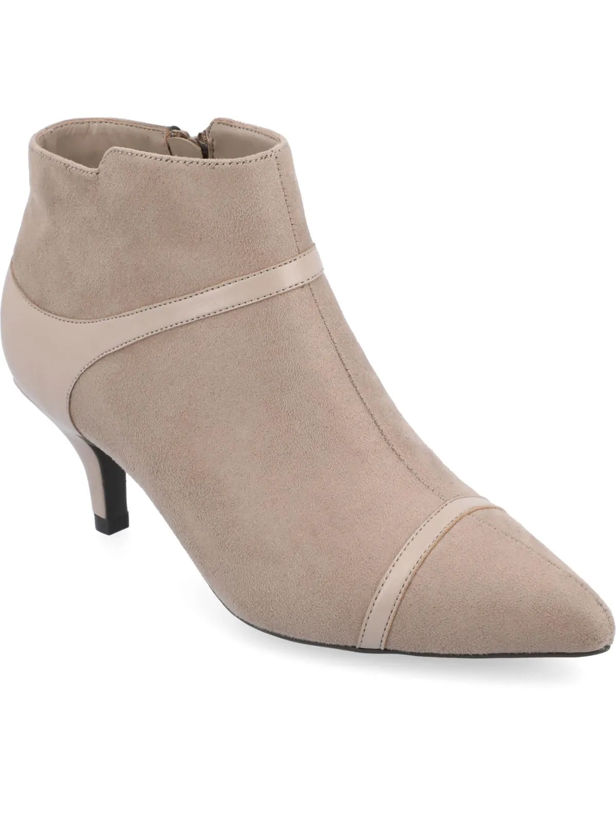 Embrie Womens Faux Suede Pointed Toe Shooties