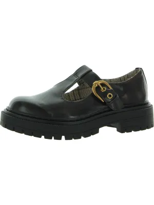 Emelia Womens Padded Insole Platform Mary Janes