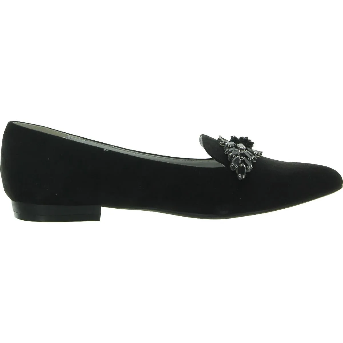 Fabulous II Womens Faux Suede Embellished Loafers