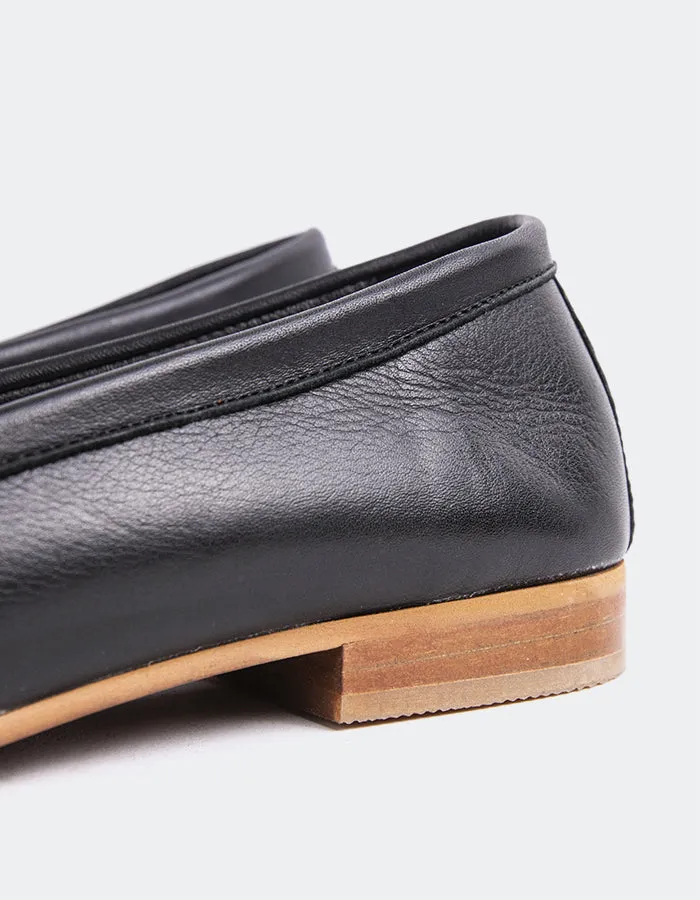 Fayette Black Leather