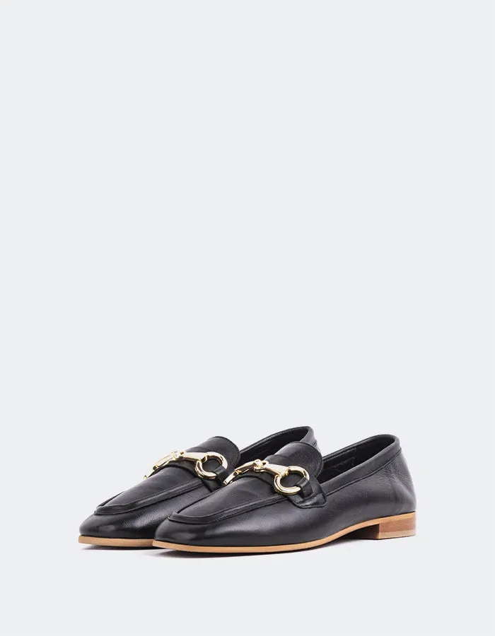 Fayette Black Leather