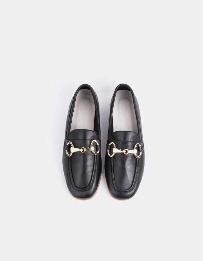 Fayette Black Leather