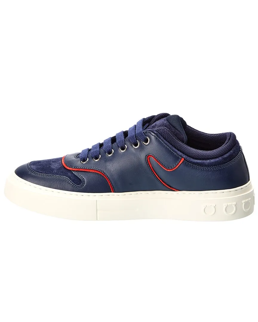 Ferragamo Noris Leather & Suede Sneaker