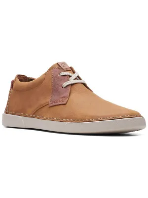 Gereld Low Mens Leather Lace-Up Chukka Boots