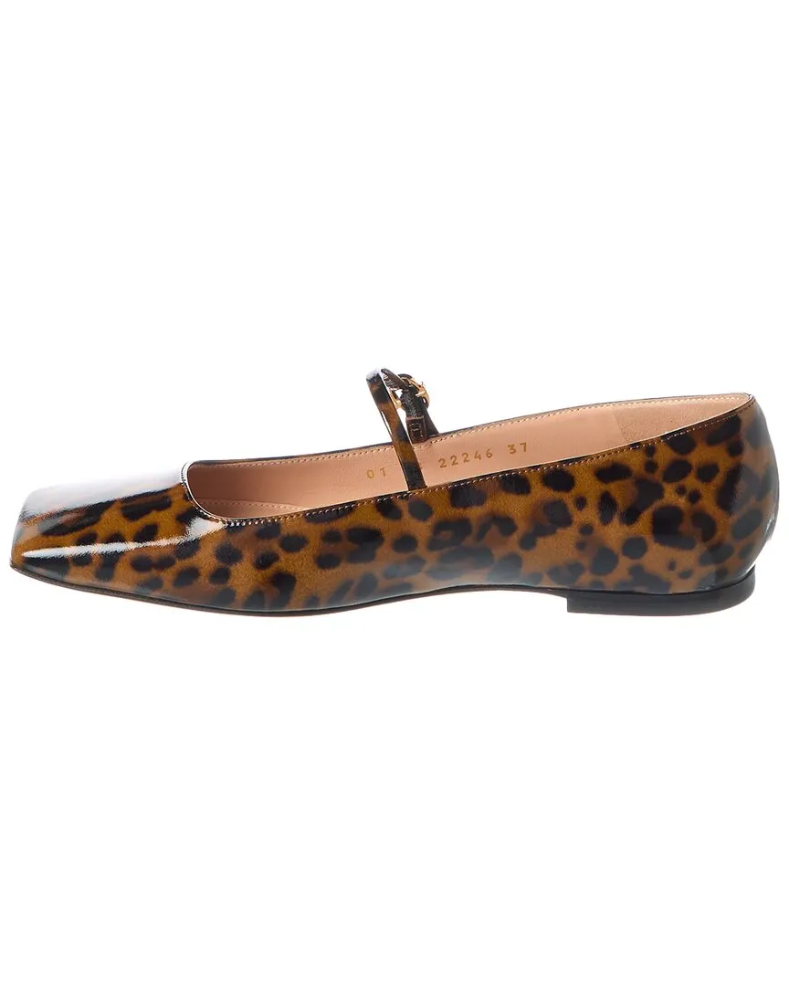 Gianvito Rossi Christina Leather Flat