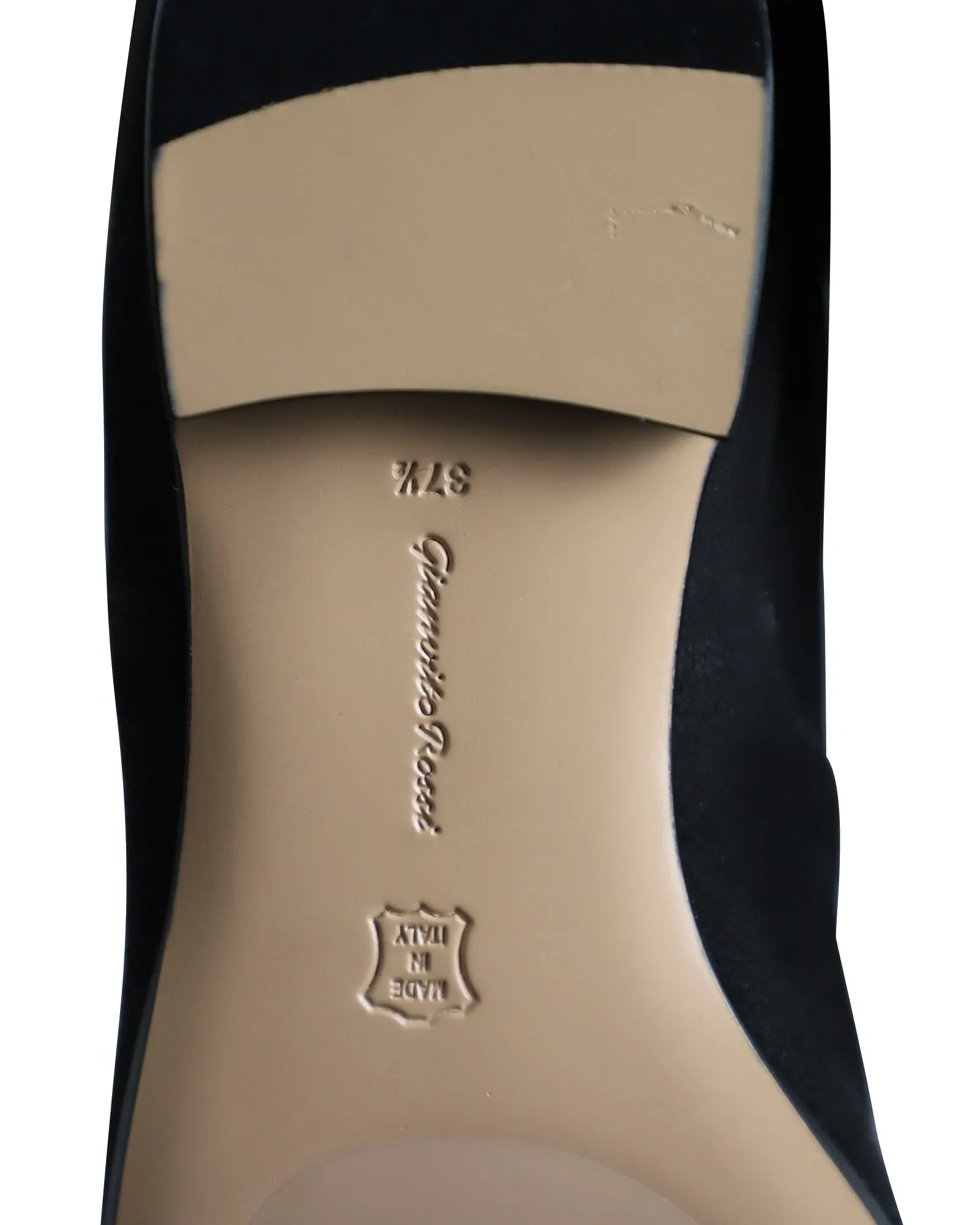 Gianvito Rossi Felder Flat Over-the-Knee Boots in Grey Suede