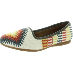 Giselle Womens Woven Ballet Flats