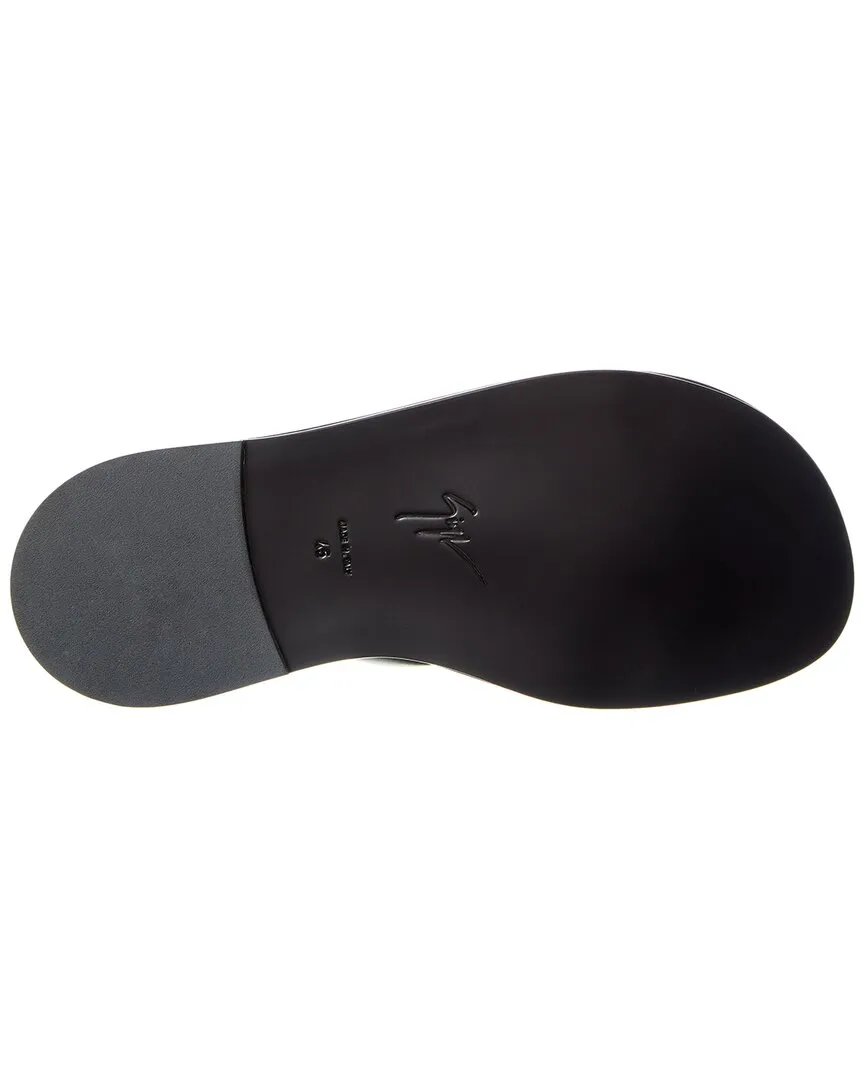 Giuseppe Zanotti Kanot Leather Sandal