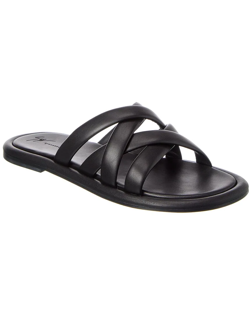 Giuseppe Zanotti Kanot Leather Sandal