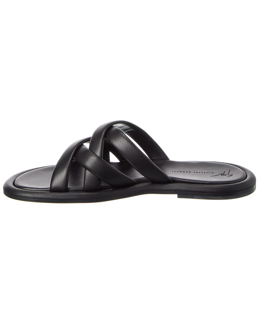 Giuseppe Zanotti Kanot Leather Sandal
