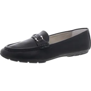 GLARING Womens Laceless Faux Leather Loafers