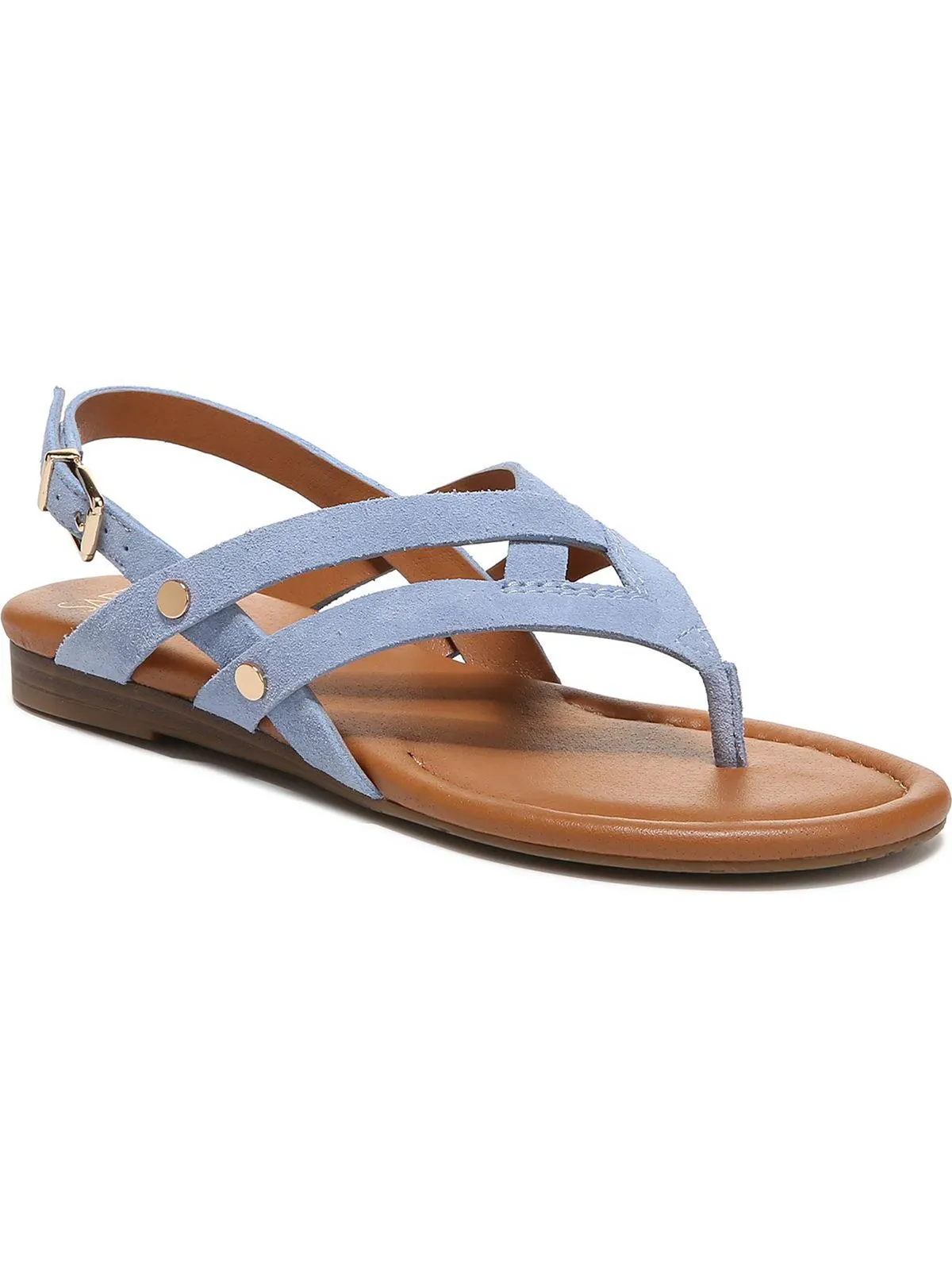 Gretchen Womens Adjustable Strappy Flat Sandals
