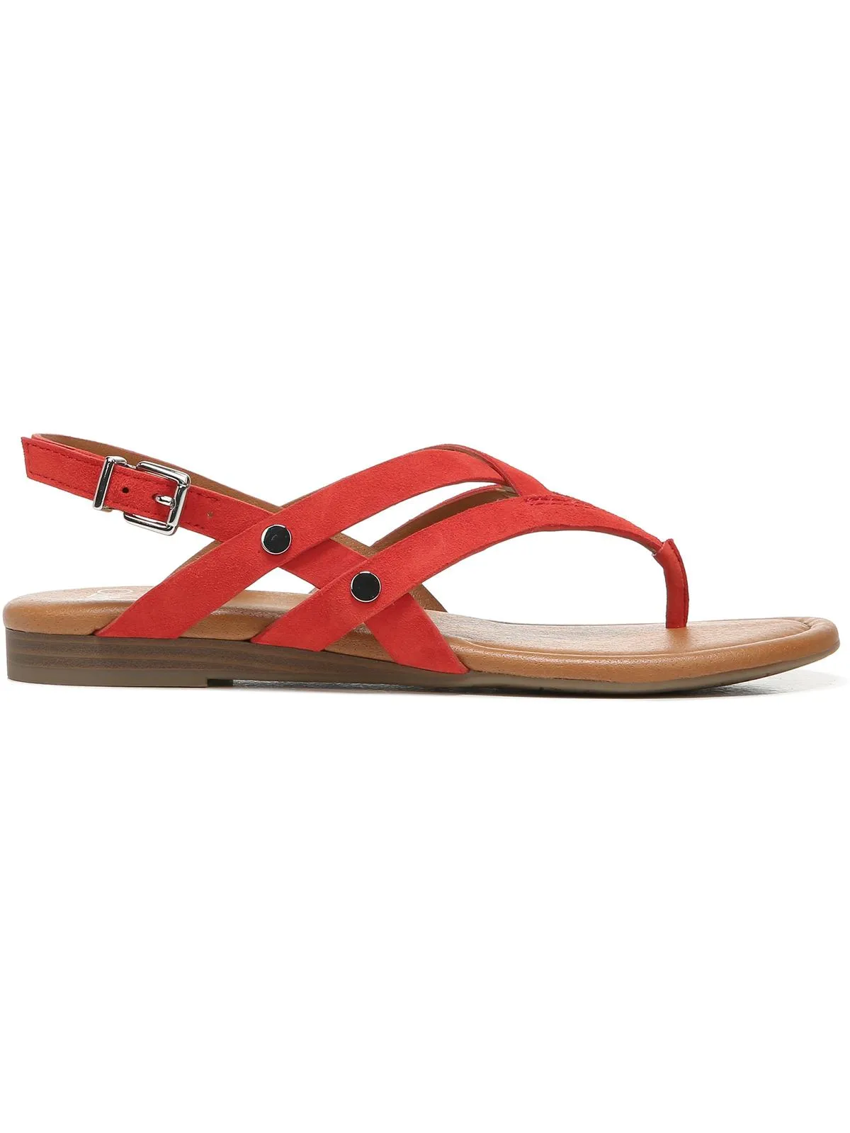 Gretchen Womens Adjustable Strappy Flat Sandals