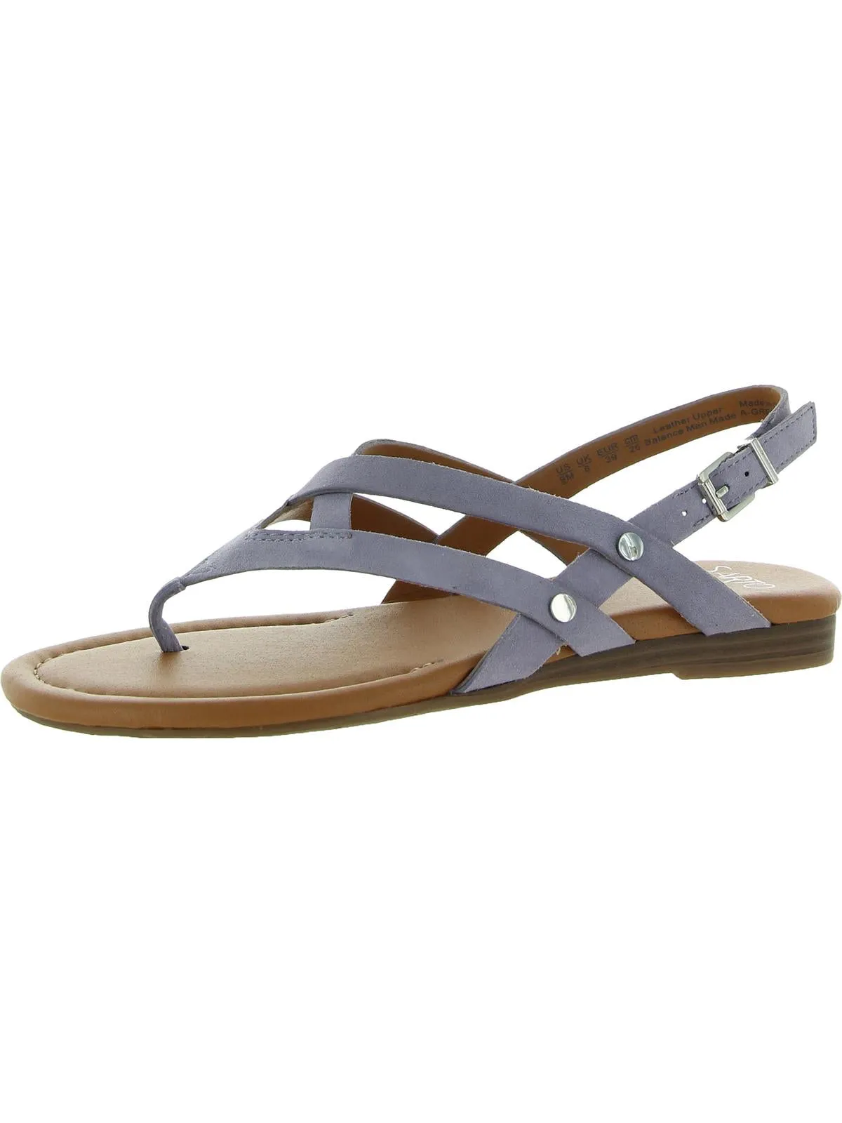 Gretchen Womens Adjustable Strappy Flat Sandals